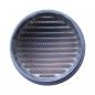 Preview: Lüftungsgitter Aluminium natur mit Stutzen DN 145-150 mm