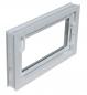 Preview: Kellerfenster weiss 60 x 50 cm Einfachverglasung