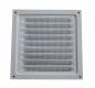 Preview: Metalllüftungsgitter weiß 250 x 250 mm