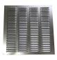 Preview: Metalllüftungsgitter verzinkt 500 x 500 mm