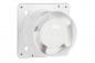 Preview: Ventilator AW 125 für Bad/ WC, Design Glasfront weiß matt gerade