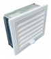 Preview: verstellbares Lüftungsgitter mit Rahmen Einbaumass 200 x 200 mm