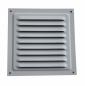 Preview: Metalllüftungsgitter weiß 125 x 125 mm