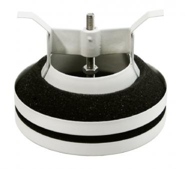 Tellerventil Stahlblech weiss DN 100, Zuluftventil