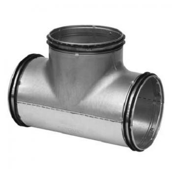 Wickelfalzrohr T-Stück Durchmesser 125-125-125 mm