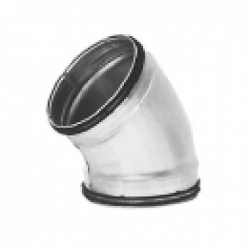 Wickelfalzrohrbogen 45 Grad Durchmesser 160 mm