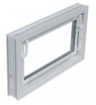 Kellerfenster weiss 80 x 40 cm Einfachverglasung