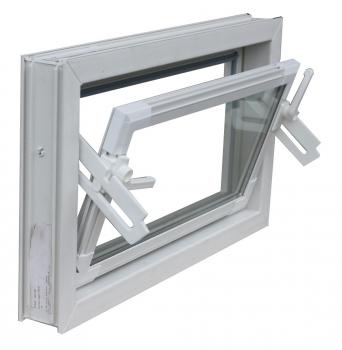 Kellerfenster weiss 50 x 50 cm Einfachverglasung