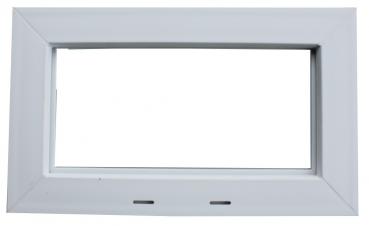 Kellerfenster weiss 50 x 50 cm Einfachverglasung