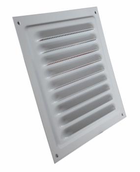 Metalllüftungsgitter weiß 300 x 300 mm