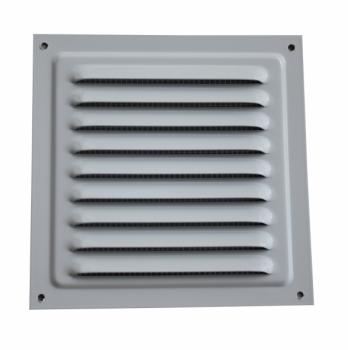 Metalllüftungsgitter weiß 300 x 300 mm