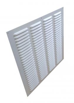 Metalllüftungsgitter weiss 500 x 400 mm