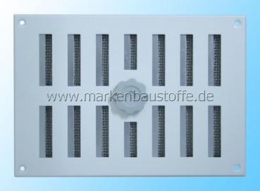 verstellbares Schiebegitter weiss 215 x 155mm