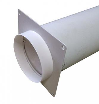 Teleskopkanal Gitter Edelstahl Rund, Anschluss rund DN 100