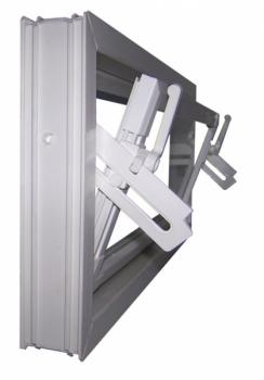 Kellerfenster weiss 50 x 50 cm Isolierglas UG-Wert 3,3