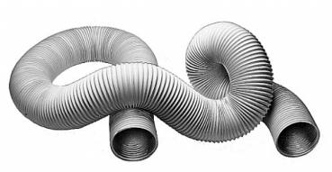 Lüftungsschlauch PVC Innendurchmesser 100mm Länge 1 Meter