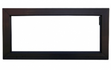 Kellerfenster braun 100 x 60 cm Einfachverglasung