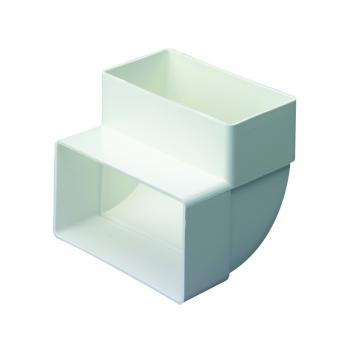 Flachkanalbogen senkrecht 90 Grad für Flachkanal 152 x 70