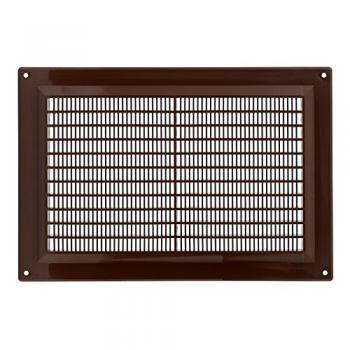 Lüftungsgitter braun 245 x 165 mm incl. Edelstahlschrauben und Dübel