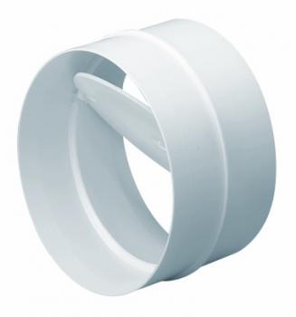 Rohrverbinder mit Rückstauklappe für Rundrohr 150 mm