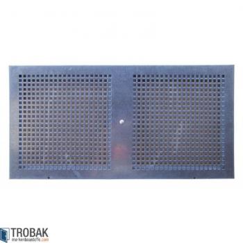 Stahlkellerfenster 2-flueglig festes Gitter 90 x 60 cm