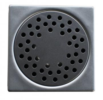 Edelstahl Bodenablauf, Kellerablauf 15 x 15cm senkrechter Abgang DN 50