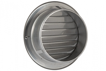 Wetterschutzgitter Edelstahl mit Stutzen DN 100