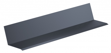 Anschlussprofilblech Aluminium anthrazit Länge 1,25 Meter
