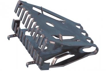 Stossfugenlüfter, Fugenlüfter Edelstahl Bauhöhe 70 mm