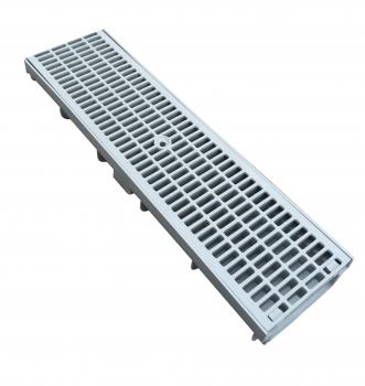 begehbare Entwässerungsrinne Grau 0,5 Meter Bauhöhe 6cm