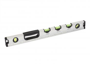 ACO Bodenwanne mit Stahlzarge 100 x 50cm Einlage Gummiprofil grau Bürstenprofil grau und Wasserwaage