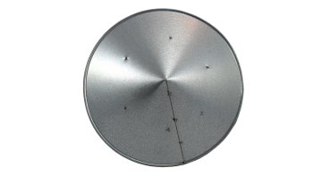 Lüftungsgitter senkrechter Einbau Stutzen DN 200 mm mit Dichtung