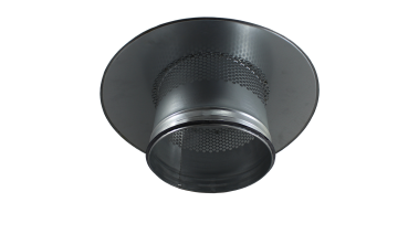 Lüftungsgitter senkrechter Einbau Stutzen DN 250 mm mit Dichtung