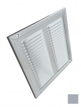 Luftgitter, Lüftungsgitter Aluminiumfarbig 250 x 250 mm