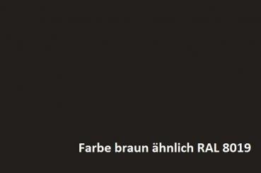 Kellerfenster braun 80 x 50 cm Isolierglas UG-Wert 3,3