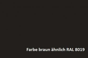 Kellerfenster braun 50 x 40 cm Einfachverglasung