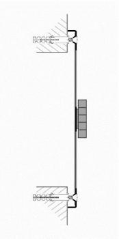 verstellbares Schiebegitter Aluminium 155 x 155mm