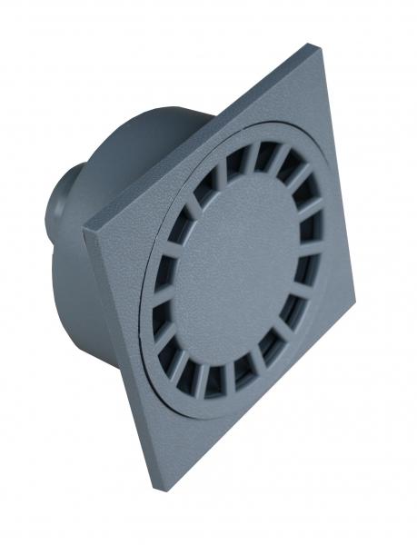 Haus und Hofablauf 15 x 15 cm senkrecht DN 50