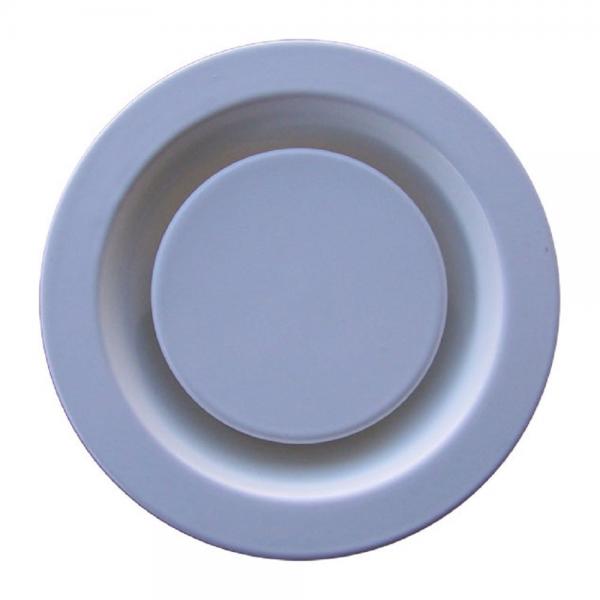 Tellerventil Stahlblech weiss DN 125, Abluftventil