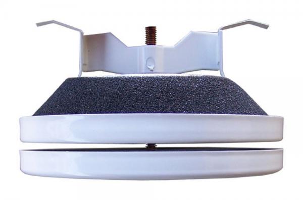 Tellerventil Stahlblech weiss DN 125, Abluftventil