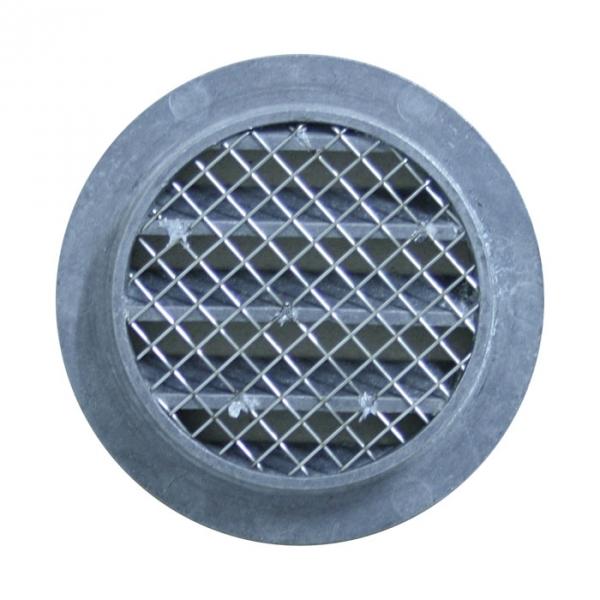 Wetterschutzgitter Aluminium Guss Anschluss Stutzen DN 125mm