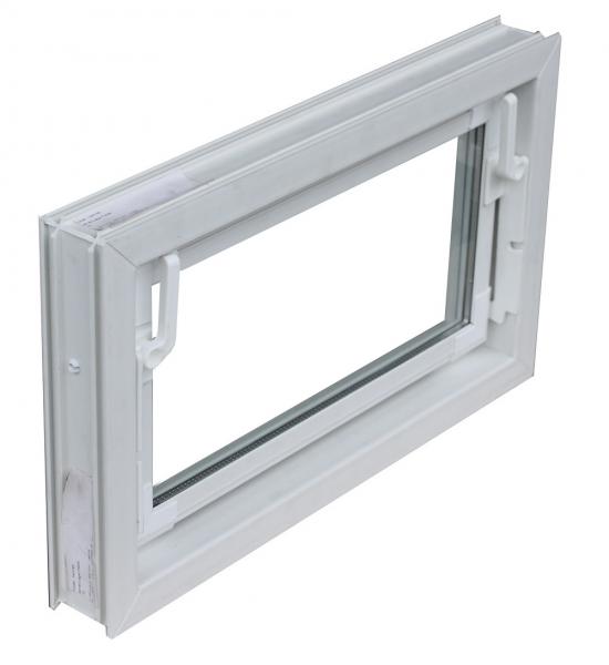 Kellerfenster weiss 80 x 50 cm Einfachverglasung