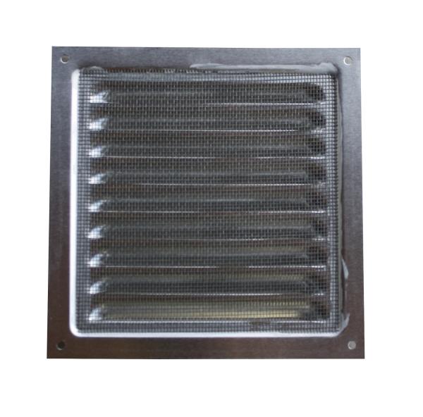 Metalllüftungsgitter Aluminium  natur 200 x 200 mm