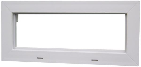 Kellerfenster weiss 50 x 50 cm Isolierglas UG-Wert 3,3