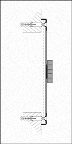 verstellbares Schiebegitter weiss 215 x 155mm