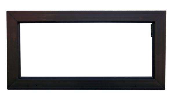 Kellerfenster braun 60 x 40 cm Isolierglas UG-Wert 3,3