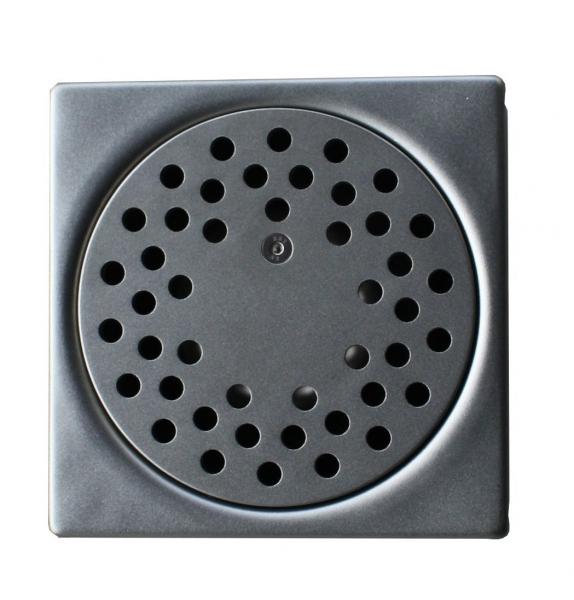 Bodenablauf Edelstahl 150 x 150 mm Abgang senkrecht DN 50 mit Diebstahlschutz