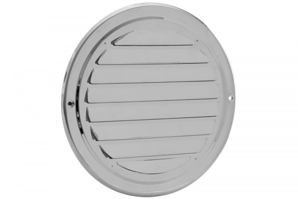 Wetterschutzgitter Edelstahl mit Stutzen DN 160