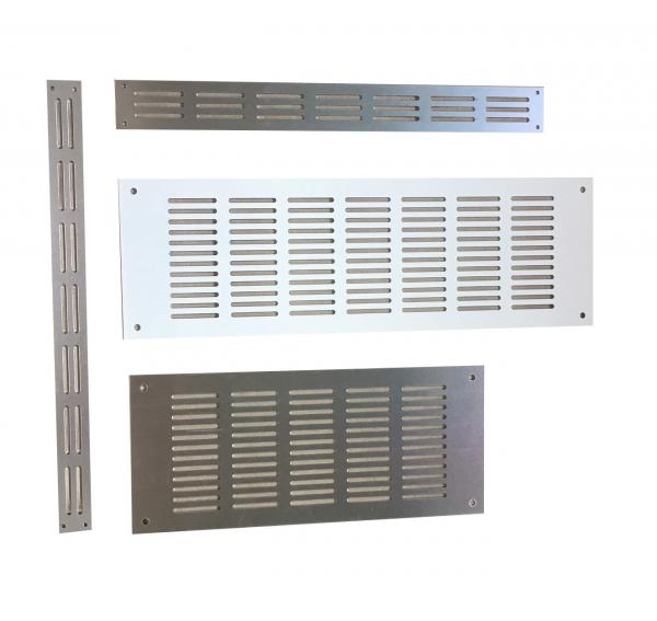 Lochblech, Lüftungsblech Aluminium eloxiert 700 x 20mm
