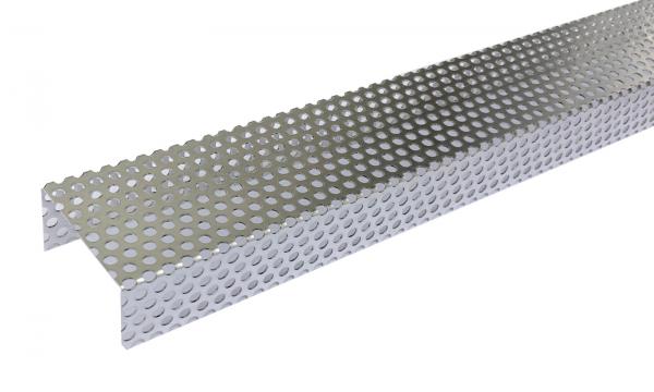 Laubschutz Universal für Kastendachrinnen NW 68 aus Aluminium und Kunststoff